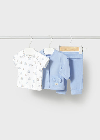 Mayoral Pale Blue 3 Piece Tracksuit