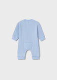 Mayoral Blue Ribbed Babygrow