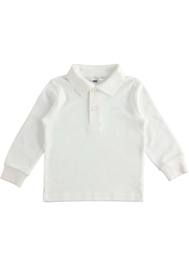 iDO Boys Cream Polo Shirt