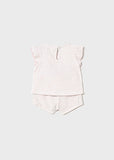 Mayoral Bear Print Shorts Set