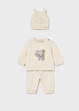 Mayoral Ivory 3 Piece Corduroy Tracksuit