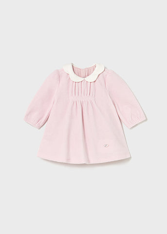 Mayoral Pink Velour Dress