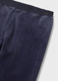 Mayoral Beige & Navy Girl Print Leggings Set