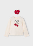 Mayoral Red Heart Leggings Set