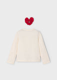 Mayoral Red Heart Leggings Set