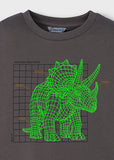 Mayoral Grey Interactive Dinosaur Top