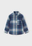 Mayoral Boys Blue Checked Shirt
