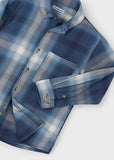 Mayoral Boys Blue Checked Shirt