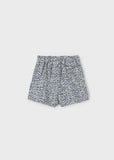 Mayoral Ivory & Blue Girls Shorts Set