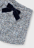 Mayoral Ivory & Blue Girls Shorts Set