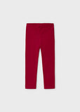 Mayoral Red & Beige Girl Print 3-Piece Leggings Set
