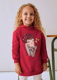 Mayoral Girls Red Hooded Dress