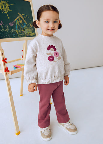 Mayoral Pink & Beige Trouser Set