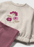 Mayoral Pink & Beige Trouser Set