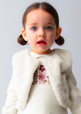 Mayoral Girls Beige & Floral 3-Piece Leggings Set
