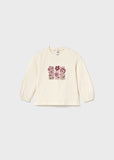 Mayoral Girls Beige & Floral 3-Piece Leggings Set