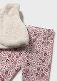 Mayoral Girls Beige & Floral 3-Piece Leggings Set