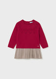 Mayoral Girls Red Knit Dress
