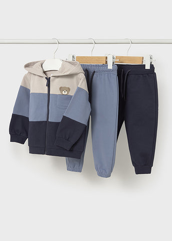Mayoral Blue & Navy 3 Piece Tracksuit