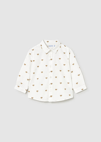 Mayoral long Sleeved Teddy Bear Shirt