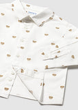 Mayoral long Sleeved Teddy Bear Shirt