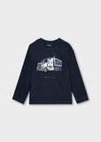 Mayoral Navy Blue Truck Top