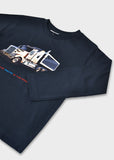 Mayoral Navy Blue Truck Top
