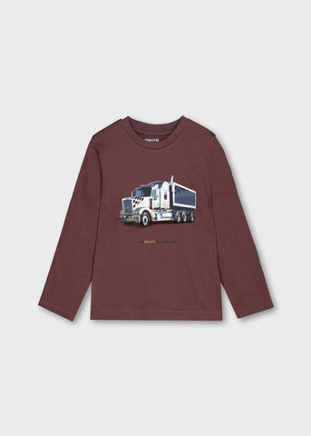 Mayoral Burgundy Truck Top