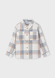 Mayoral Long Sleeved Checked Cotton Shirt