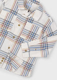 Mayoral Long Sleeved Checked Cotton Shirt