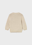 Mayoral Beige Bear Knit Sweater