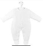 Dandelion White Knitted Bunny Onesie