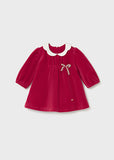 Mayoral Red Velour Dress