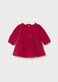 Mayoral Red Velour Dress