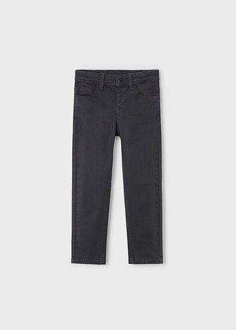 Mayoral Dark Grey Slim Fit Trousers