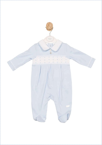 Mintini Pale Blue Babygrow