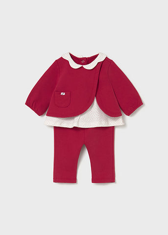 Mayoral Red Two-Piece Set