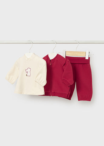 Mayoral Red 3 Piece Tracksuit