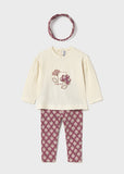 Mayoral Floral Leggings & Headband Set