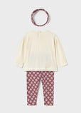 Mayoral Floral Leggings & Headband Set