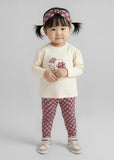 Mayoral Floral Leggings & Headband Set