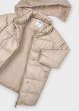 Mayoral Beige Puffer Coat