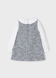 Mayoral Girls Blue Pinafore Dress