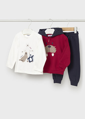 Mayoral Boys Red & Navy Walrus Tracksuit