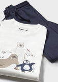 Mayoral Boys Red & Navy Walrus Tracksuit