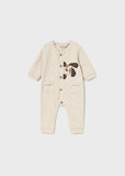 Mayoral Beige Puppy Babygrow