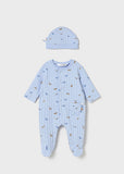 Mayoral Blue Dinosaur Babygrow Set