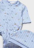Mayoral Blue Dinosaur Babygrow Set