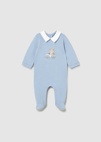 Mayoral Blue Teddy Babygrow