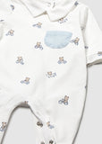 Mayoral White Teddy Babygrow